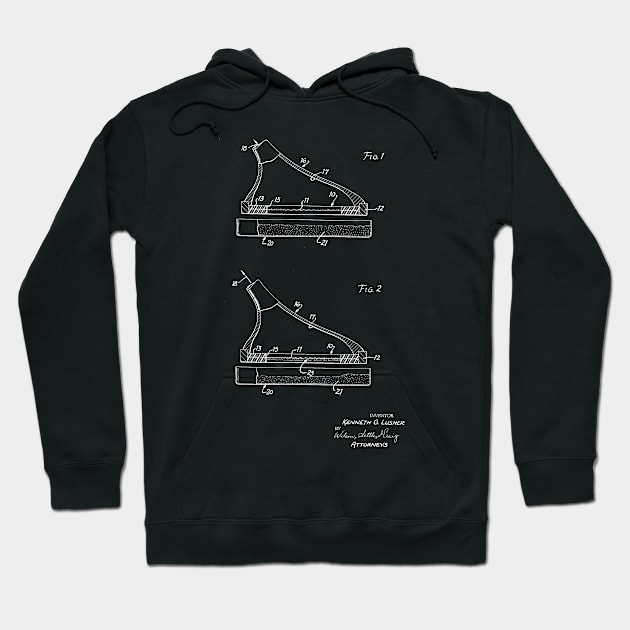 Method of Printing Vintage Patent Hand Drawing Hoodie by TheYoungDesigns